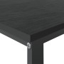 Escritorio de ordenador madera de ingeniería negro 110x60x73 cm en Oficina | Comprar online en Foru.es