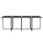 Set comedor jardín 9 pzas y cojines ratán sintético gris en Conjuntos de jardín | Comprar online en Foru.es