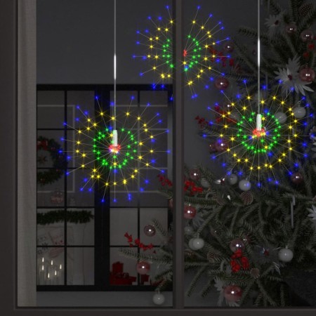 Luces de petardo de navidad exterior 4 uds multicolor 560 LEDs en Decoración Festiva y Estacional | Comprar online en Foru.es