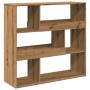 Separador de ambientes madera roble artisan 100x33x94,5 cm en Librerías y estanterías | Comprar online en Foru.es
