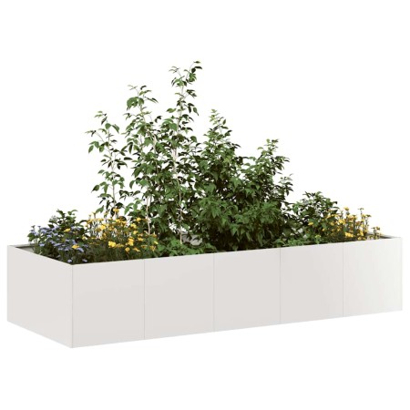 Jardinera 200x80x40 cm Acero inoxidable en Macetas y jardineras | Comprar online en Foru.es