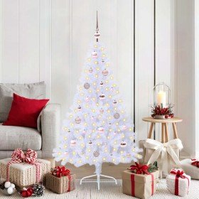 Árbol de Navidad artificial con 150 LED 150 cm PVC y Acero en Decoración Festiva y Estacional | Comprar online en Foru.es