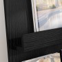 Estante de revistas con estante Roble Negro 51 x 11 x 102 cm en Revisteros | Comprar online en Foru.es