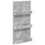 Estante de revistas con estante Gris Concreto 51 x 11 x 102 cm en Revisteros | Comprar online en Foru.es