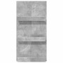Estante de revistas con estante Gris Concreto 51 x 11 x 102 cm en Revisteros | Comprar online en Foru.es