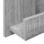 Estante de revistas con estante Gris Sonoma 51 x 11 x 102 cm en Revisteros | Comprar online en Foru.es