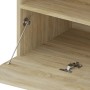 Mueble de TV con luces LED roble Sonoma 75x35x40 cm de vidaXL, Muebles TV - Ref: Foro24-804397, Precio: 47,01 €, Descuento: %