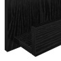 Estante de revistas con estante Roble Negro 51 x 11 x 102 cm en Revisteros | Comprar online en Foru.es