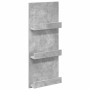 Estante de revistas con estante Gris Concreto 51 x 11 x 102 cm en Revisteros | Comprar online en Foru.es