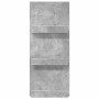 Estante de revistas con estante Gris Concreto 51 x 11 x 102 cm en Revisteros | Comprar online en Foru.es