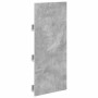 Estante de revistas con estante Gris Concreto 51 x 11 x 102 cm en Revisteros | Comprar online en Foru.es