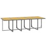 Set de comedor de jardín 11 pzas y cojines ratán sintético gris en Conjuntos de jardín | Comprar online en Foru.es