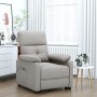 Sillón elevable tela gris taupe en Sillones | Comprar online en Foru.es