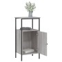 Mesita de noche madera de ingeniería gris Sonoma 41x31x80 cm de vidaXL, Mesitas de noche - Ref: Foro24-825929, Precio: 45,42 ...