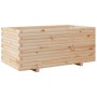 Jardinera madera maciza de pino 110x60x49,5 cm en Macetas y jardineras | Comprar online en Foru.es