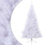 Medio árbol de Navidad artificial con soporte PVC blanco 180 cm en Decoración Festiva y Estacional | Comprar online en Foru.es