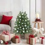 Árbol de Navidad artificial con 150 LED Verde 95 cm PE y PVC en Decoración Festiva y Estacional | Comprar online en Foru.es