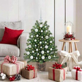 Árbol de Navidad artificial con 150 LED Verde 95 cm PE y PVC en Decoración Festiva y Estacional | Comprar online en Foru.es