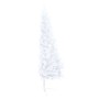 Medio árbol de Navidad con luces y bolas blanco 150 cm en Decoración Festiva y Estacional | Comprar online en Foru.es