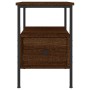 Mesita de noche madera de ingeniería marrón roble 34x36x50 cm de vidaXL, Mesitas de noche - Ref: Foro24-826051, Precio: 41,15...
