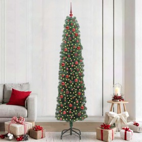 Árbol de Navidad artificial Verde 240 cm PVC, Acero y Plástico en Decoración Festiva y Estacional | Comprar online en Foru.es