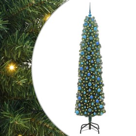 Árbol de Navidad artificial Verde 240 cm PVC, Acero y Plástico en Decoración Festiva y Estacional | Comprar online en Foru.es