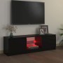 Mueble para TV con luces LED negro 120x30x36 cm en Muebles TV | Comprar online en Foru.es