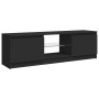 Mueble para TV con luces LED negro 120x30x36 cm en Muebles TV | Comprar online en Foru.es