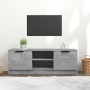Mueble de TV madera contrachapada gris hormigón 102x35x36,5 cm en Muebles TV | Comprar online en Foru.es