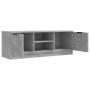 Mueble de TV madera contrachapada gris hormigón 102x35x36,5 cm en Muebles TV | Comprar online en Foru.es