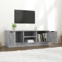 Mueble de TV madera contrachapada gris hormigón 102x35x36,5 cm en Muebles TV | Comprar online en Foru.es