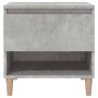 Mesitas de noche 2 uds contrachapada gris hormigón 50x46x50 cm de vidaXL, Mesitas de noche - Ref: Foro24-819541, Precio: 72,8...