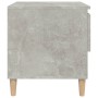 Mesitas de noche 2 uds contrachapada gris hormigón 50x46x50 cm de vidaXL, Mesitas de noche - Ref: Foro24-819541, Precio: 72,8...