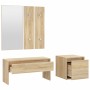 Set de muebles de recibidor madera contrachapada color roble en Bancos para recibidores y almacenamiento | Comprar online en For