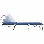 Tumbona plegable 2 pcs Azul 188 x 57 x 86.5 cm Poliéster en Tumbonas | Comprar online en Foru.es