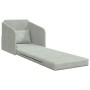 Sofá Cama Plegable Gris Claro 65 x 80 x 83 cm Terciopelo en Sofás | Comprar online en Foru.es