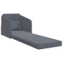 Sofá Cama Plegable Gris oscuro 65 x 80 x 83 cm Terciopelo en Sofás | Comprar online en Foru.es
