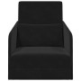 Sofá Cama Plegable Negro 65 x 80 x 83 cm Terciopelo en Sofás | Comprar online en Foru.es