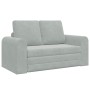 Sofá Cama Plegable Gris Claro 148 x 71 x 83 cm Terciopelo en Sofás | Comprar online en Foru.es