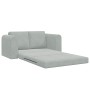 Sofá Cama Plegable Gris Claro 148 x 71 x 83 cm Terciopelo en Sofás | Comprar online en Foru.es