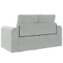 Sofá Cama Plegable Gris Claro 148 x 71 x 83 cm Terciopelo en Sofás | Comprar online en Foru.es