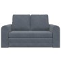 Sofá Cama Plegable Gris oscuro 148 x 71 x 83 cm Terciopelo en Sofás | Comprar online en Foru.es