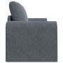 Sofá Cama Plegable Gris oscuro 148 x 71 x 83 cm Terciopelo en Sofás | Comprar online en Foru.es