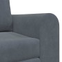 Sofá Cama Plegable Gris oscuro 148 x 71 x 83 cm Terciopelo en Sofás | Comprar online en Foru.es