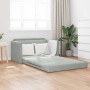 Sofá Cama Plegable Gris Claro 124 x 71 x 78 cm Terciopelo en Sofás | Comprar online en Foru.es