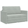 Sofá Cama Plegable Gris Claro 124 x 71 x 78 cm Terciopelo en Sofás | Comprar online en Foru.es