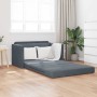Sofá Cama Plegable Gris oscuro 124 x 71 x 78 cm Terciopelo en Sofás | Comprar online en Foru.es