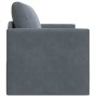 Sofá Cama Plegable Gris oscuro 124 x 71 x 78 cm Terciopelo en Sofás | Comprar online en Foru.es