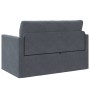 Sofá Cama Plegable Gris oscuro 124 x 71 x 78 cm Terciopelo en Sofás | Comprar online en Foru.es