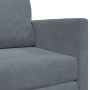 Sofá Cama Plegable Gris oscuro 124 x 71 x 78 cm Terciopelo en Sofás | Comprar online en Foru.es